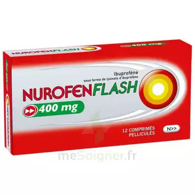 Nurofenflash 400 Mg Comprimés Pelliculés Plq/12 à Montreuil