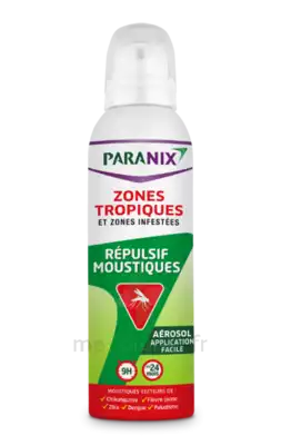 Paranix Moustiques Lotion Zones Tropicales Aérosol/125ml à Montreuil